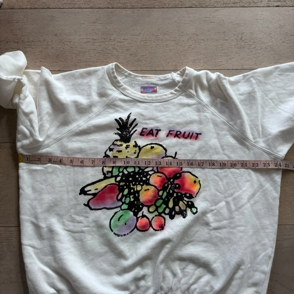 MOTHER White Cotton Sweatshirt | The Concert crew L